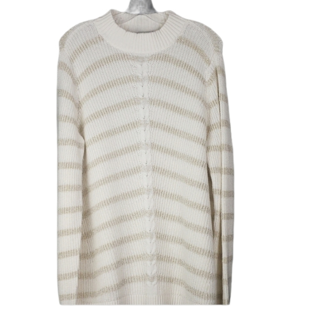 New Talbots Cable knit pullover sweater 1X